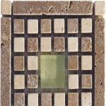 Noce Classic Travertine Sage Glass Dekorasyon