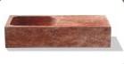 Red Travertine Lavabo
